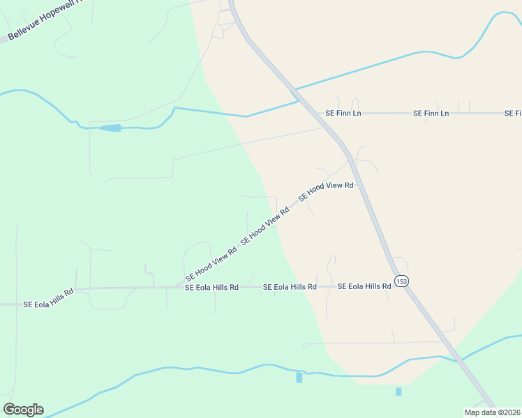 map of restaurants, bars, coffee shops, grocery stores, and more near 11931 Southeast Hood View Road in Amity