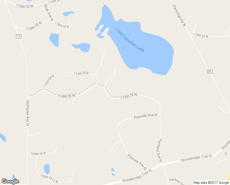 map of restaurants, bars, coffee shops, grocery stores, and more near 15171 113th Street North in Stillwater