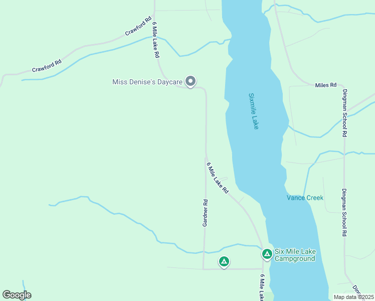 map of restaurants, bars, coffee shops, grocery stores, and more near 5661 6 Mile Lake Road in East Jordan
