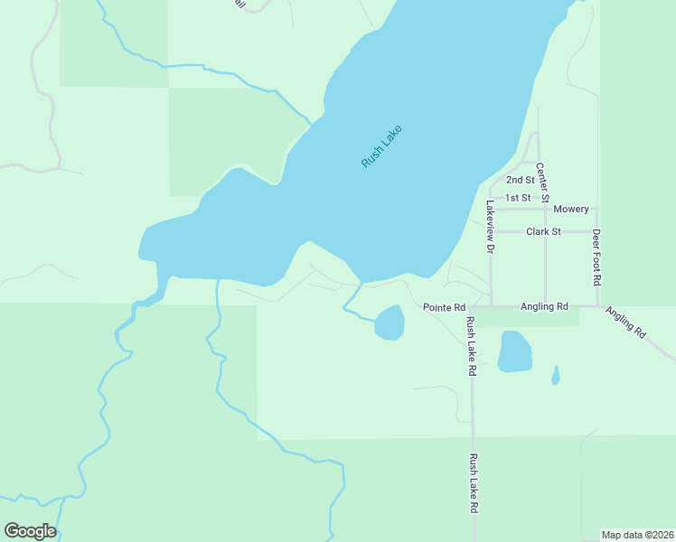 map of restaurants, bars, coffee shops, grocery stores, and more near Pointe Road in Montmorency Township
