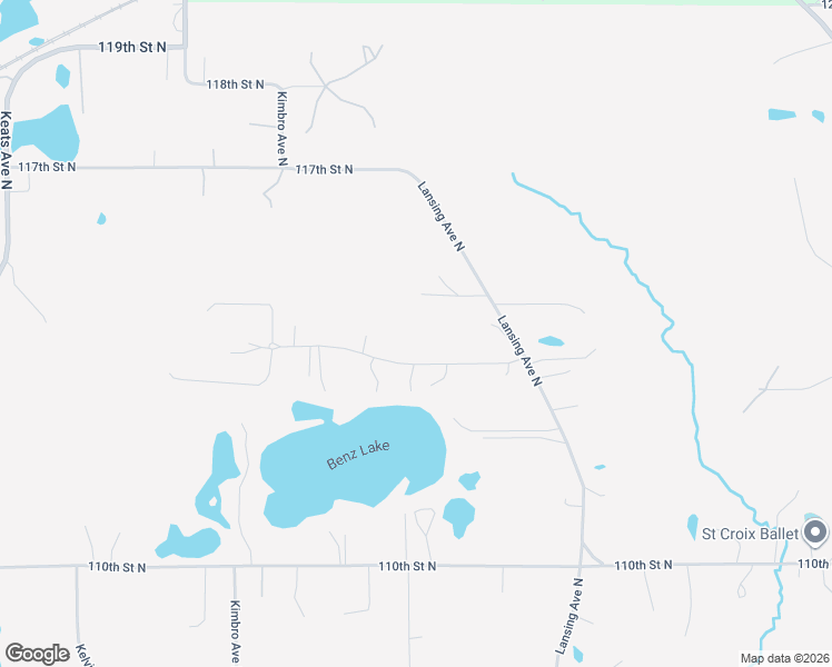 map of restaurants, bars, coffee shops, grocery stores, and more near 10670 114th Street North in Stillwater