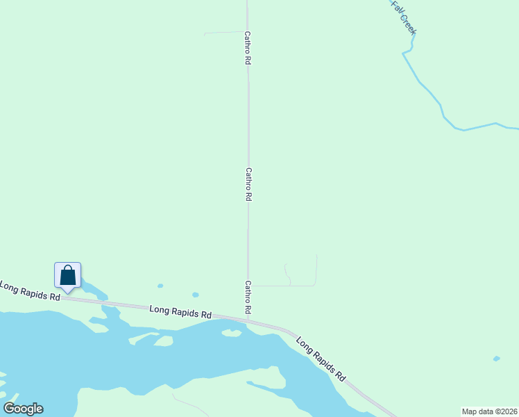 map of restaurants, bars, coffee shops, grocery stores, and more near 4467-4697 Cathro Road in Alpena