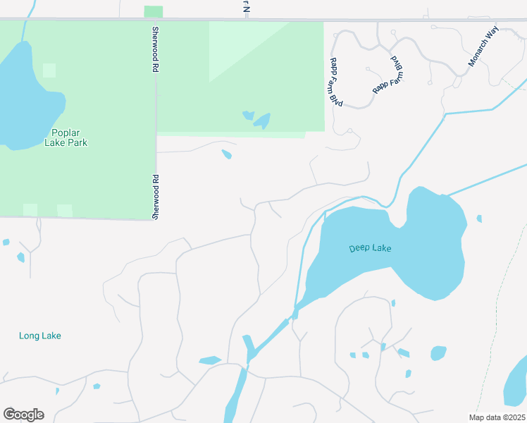 map of restaurants, bars, coffee shops, grocery stores, and more near 3 Aspen Lane in North Oaks