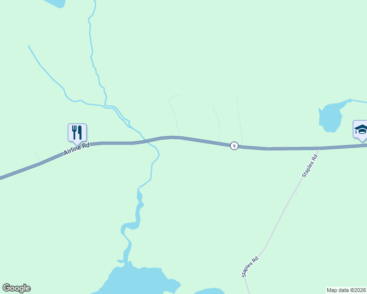 map of restaurants, bars, coffee shops, grocery stores, and more near 11 Malloy Hill Drive in Baileyville