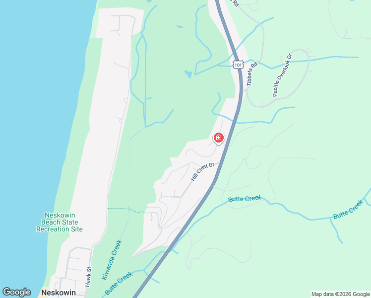 map of restaurants, bars, coffee shops, grocery stores, and more near 47220 Beach Crest Drive in Neskowin