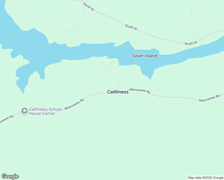 map of restaurants, bars, coffee shops, grocery stores, and more near 1073 Mascarene Road in Caithness