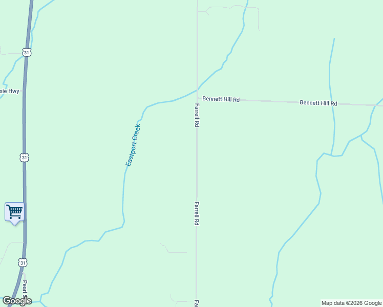 map of restaurants, bars, coffee shops, grocery stores, and more near 5687 Farrell Road in Central Lake