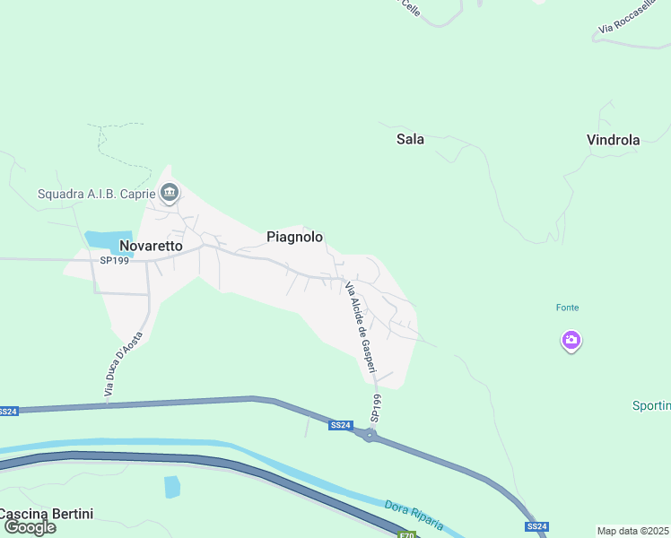 map of restaurants, bars, coffee shops, grocery stores, and more near 4 Via Celle in Novaretto