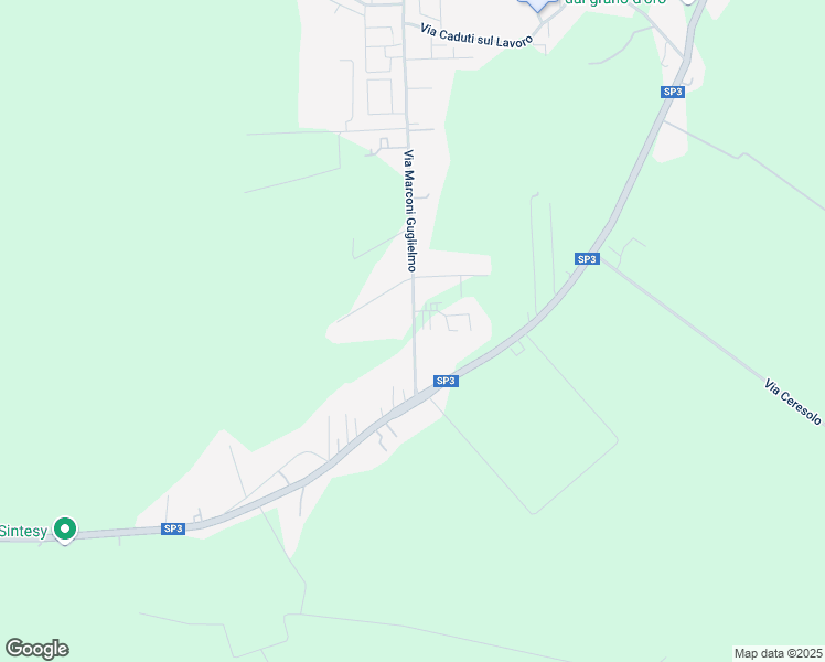 map of restaurants, bars, coffee shops, grocery stores, and more near 1315B Via Marconi Guglielmo in San Martino di Venezze