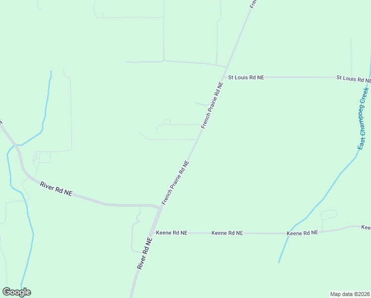 map of restaurants, bars, coffee shops, grocery stores, and more near 13763 French Prairie Road Northeast in Gervais