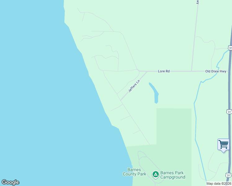 map of restaurants, bars, coffee shops, grocery stores, and more near 5907 Bayshore Drive in Ellsworth