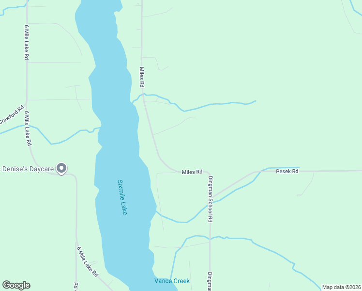 map of restaurants, bars, coffee shops, grocery stores, and more near 5917 Miles Road in East Jordan