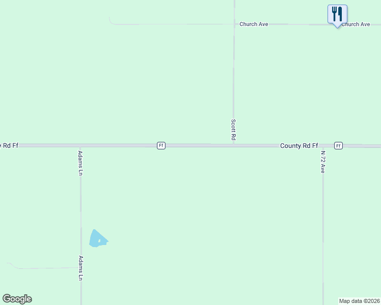 map of restaurants, bars, coffee shops, grocery stores, and more near 145307 County Road FF in Merrill