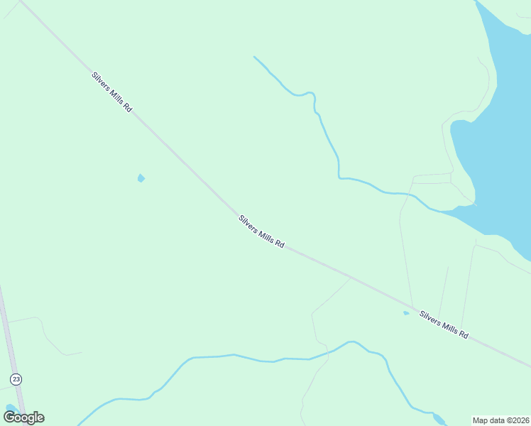 map of restaurants, bars, coffee shops, grocery stores, and more near 107 Silvers Mills Road in Sangerville