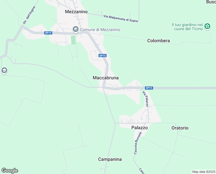 map of restaurants, bars, coffee shops, grocery stores, and more near 1 Via Palazzo in Mezzanino