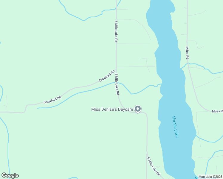 map of restaurants, bars, coffee shops, grocery stores, and more near Six Mile Lake Road in Ellsworth