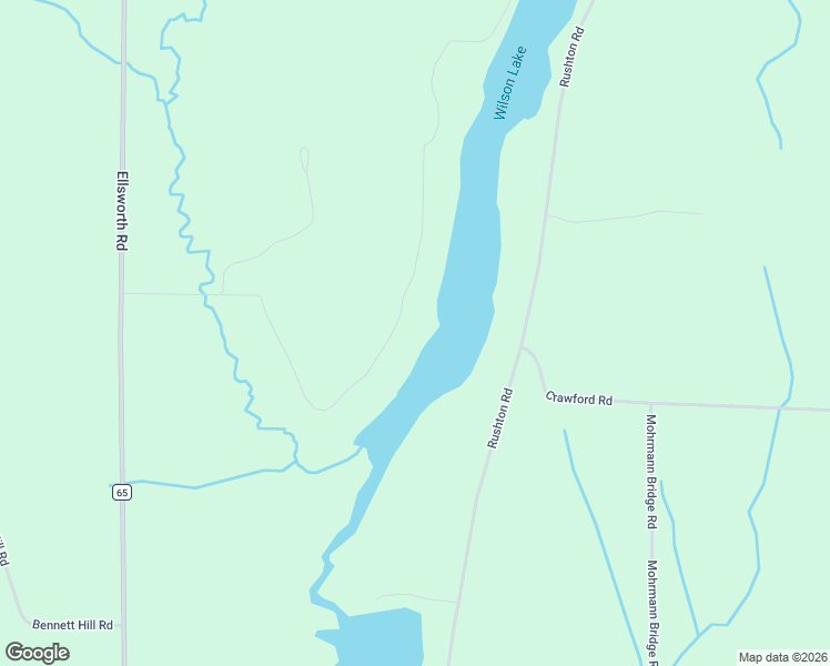 map of restaurants, bars, coffee shops, grocery stores, and more near 6065 Rushton Road in Central Lake