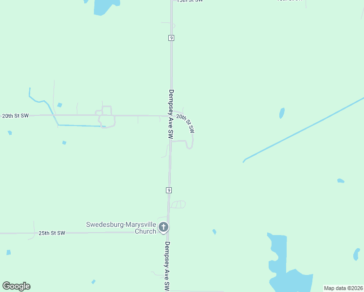 map of restaurants, bars, coffee shops, grocery stores, and more near 2126 Dempsey Avenue Southwest in Waverly