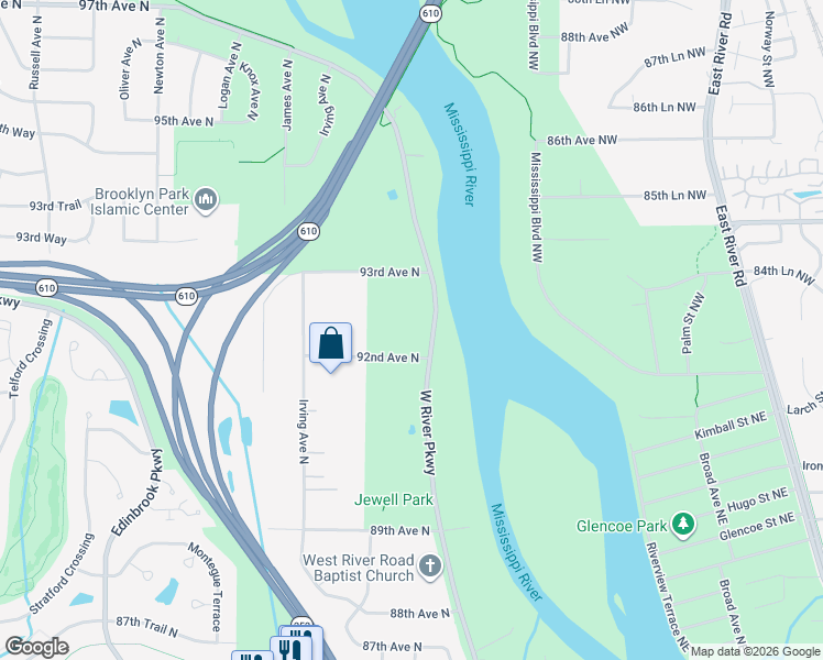 Walk Score Detail Map
