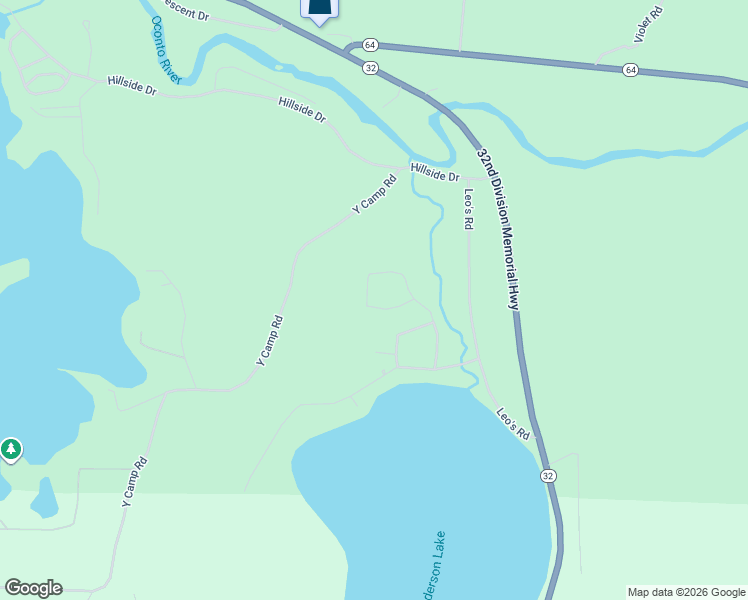 map of restaurants, bars, coffee shops, grocery stores, and more near 12295 Ziereis Lane in Suring