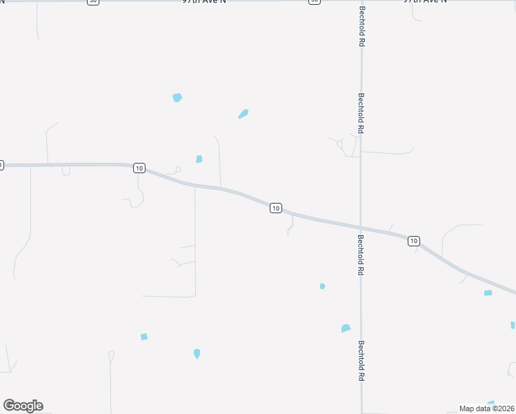map of restaurants, bars, coffee shops, grocery stores, and more near 22301-22455 County Highway 10 in Loretto