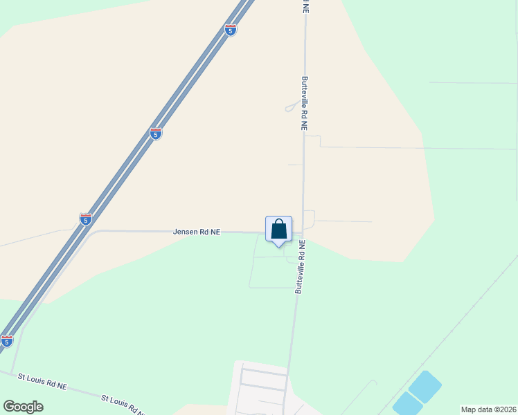 map of restaurants, bars, coffee shops, grocery stores, and more near 7522 Jensen Road Northeast in Gervais