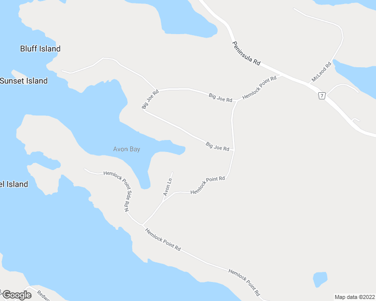 map of restaurants, bars, coffee shops, grocery stores, and more near 1098 Hemlock Point Road in Port Carling