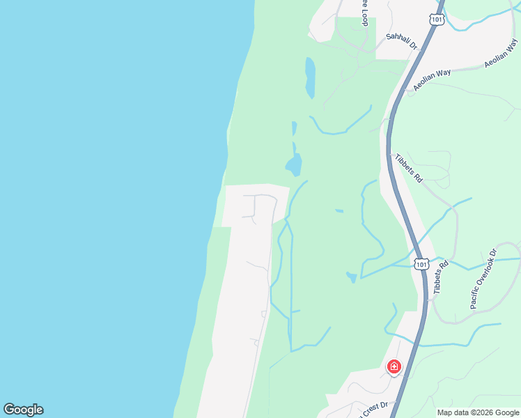 map of restaurants, bars, coffee shops, grocery stores, and more near 46000 Hawk Street in Neskowin