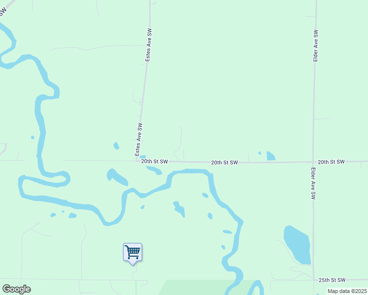 map of restaurants, bars, coffee shops, grocery stores, and more near 4544 20th Street Southwest in Waverly