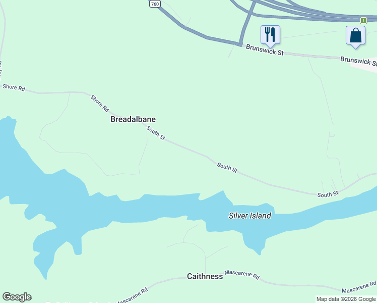 map of restaurants, bars, coffee shops, grocery stores, and more near 181 South Street in Saint George