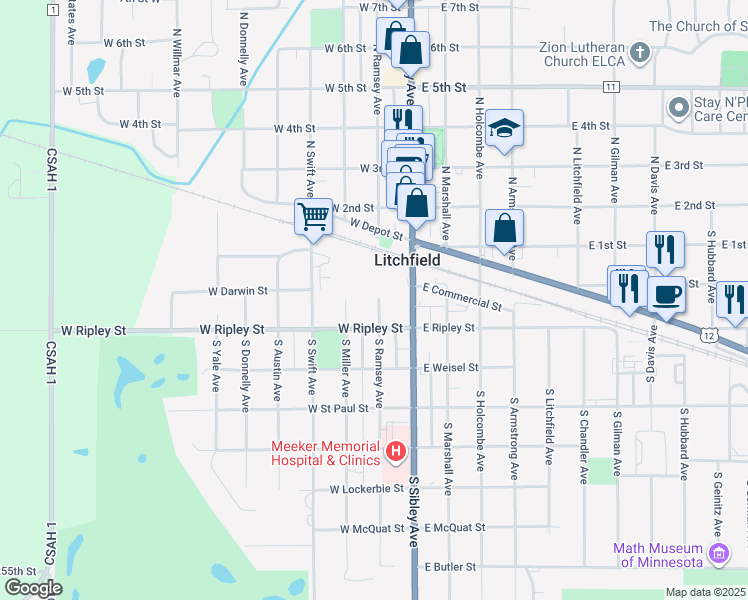 226 South Ramsey Avenue, Litchfield MN Walk Score