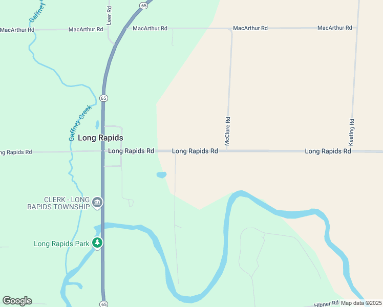 map of restaurants, bars, coffee shops, grocery stores, and more near 12595 Long Rapids Road in Lachine