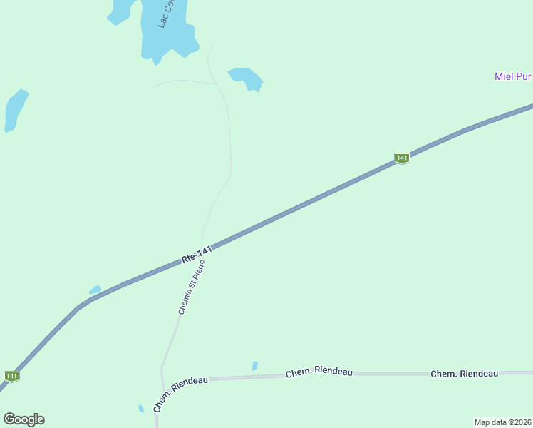 map of restaurants, bars, coffee shops, grocery stores, and more near Québec 141 in Coaticook