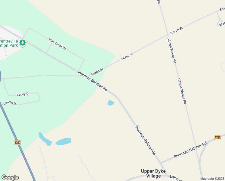 map of restaurants, bars, coffee shops, grocery stores, and more near 1281 Sherman Belcher Road in Centreville