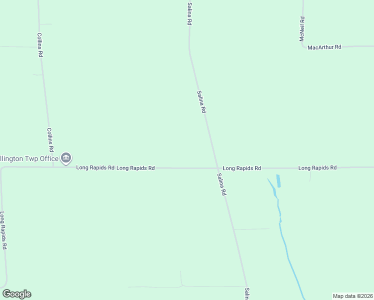 map of restaurants, bars, coffee shops, grocery stores, and more near 15000-15500 Long Rapids Road in Lachine