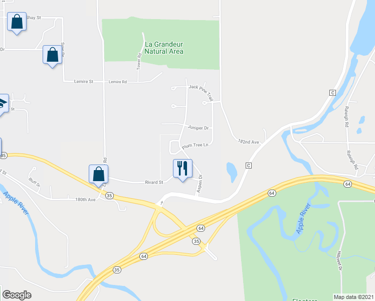 map of restaurants, bars, coffee shops, grocery stores, and more near 828 Plum Tree Lane in Somerset