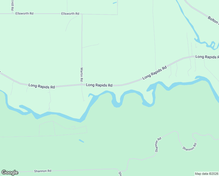 map of restaurants, bars, coffee shops, grocery stores, and more near 7663-7999 Long Rapids Road in Alpena