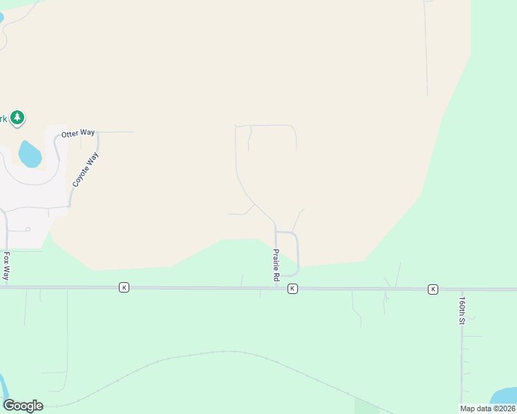 map of restaurants, bars, coffee shops, grocery stores, and more near 299 Prairie Road in New Richmond