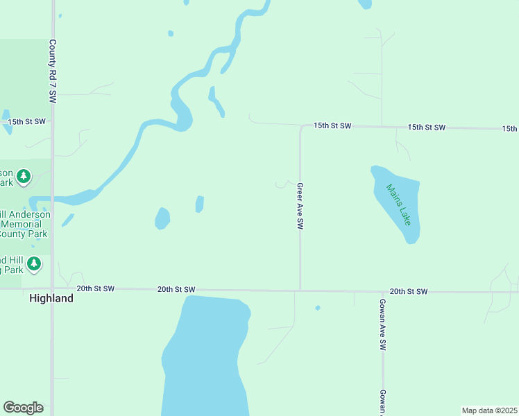 map of restaurants, bars, coffee shops, grocery stores, and more near in Highland