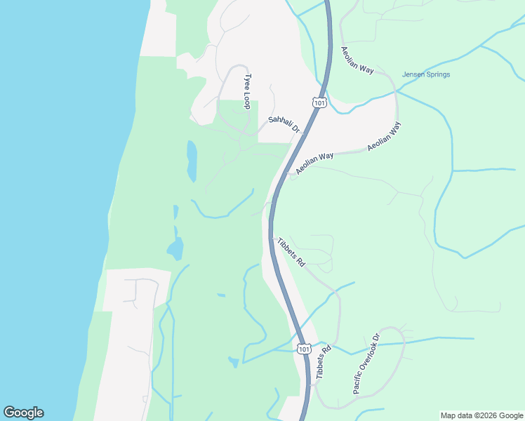 map of restaurants, bars, coffee shops, grocery stores, and more near Pelican Point in Neskowin