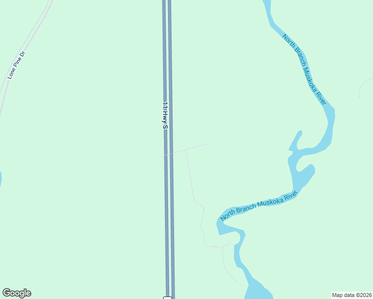 map of restaurants, bars, coffee shops, grocery stores, and more near 1015 Alpine Ranch Road in Bracebridge