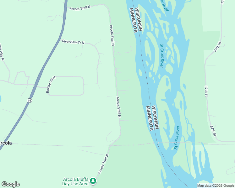 map of restaurants, bars, coffee shops, grocery stores, and more near 12160 Arcola Trail North in Stillwater