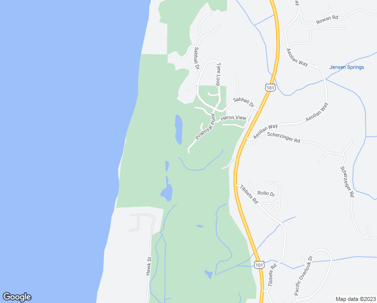 map of restaurants, bars, coffee shops, grocery stores, and more near 45260 Proposal Point in Neskowin