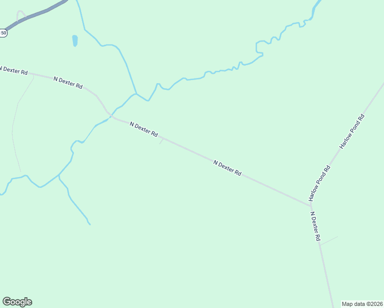 map of restaurants, bars, coffee shops, grocery stores, and more near 245 North Dexter Road in Sangerville