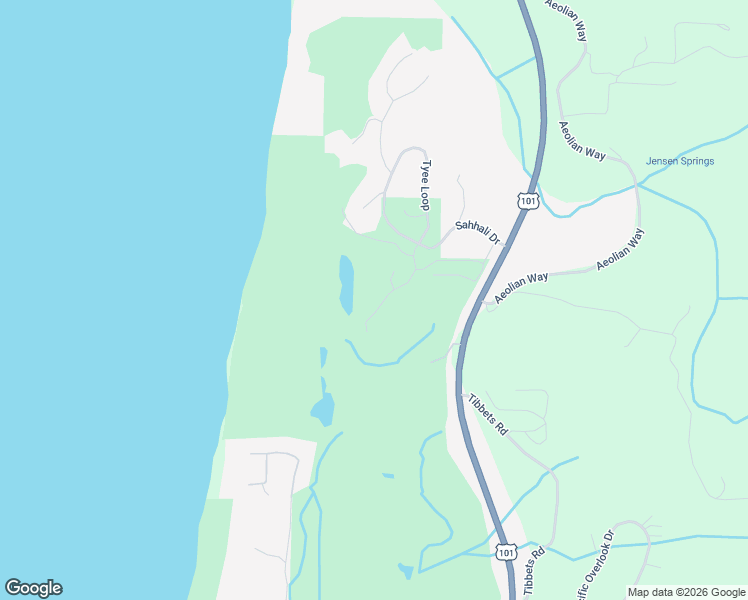 map of restaurants, bars, coffee shops, grocery stores, and more near 45160 Proposal Point in Neskowin