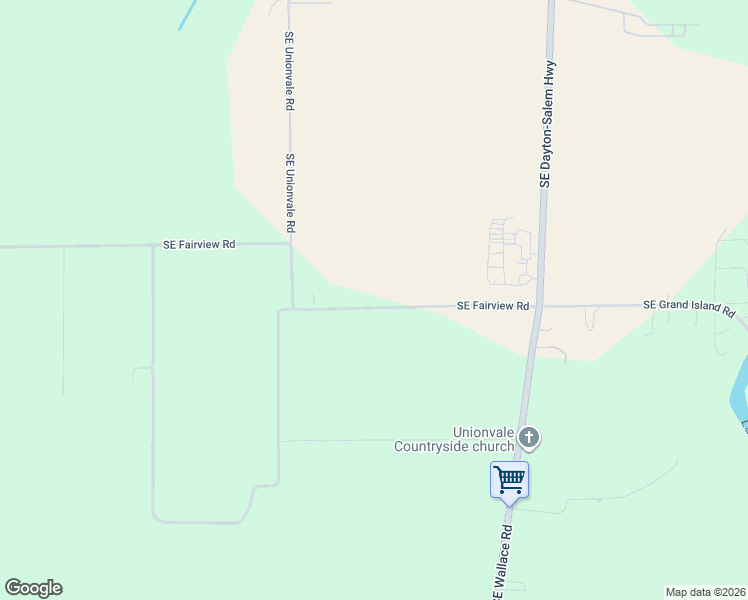 map of restaurants, bars, coffee shops, grocery stores, and more near 16445 Southeast Fairview Road in Dayton