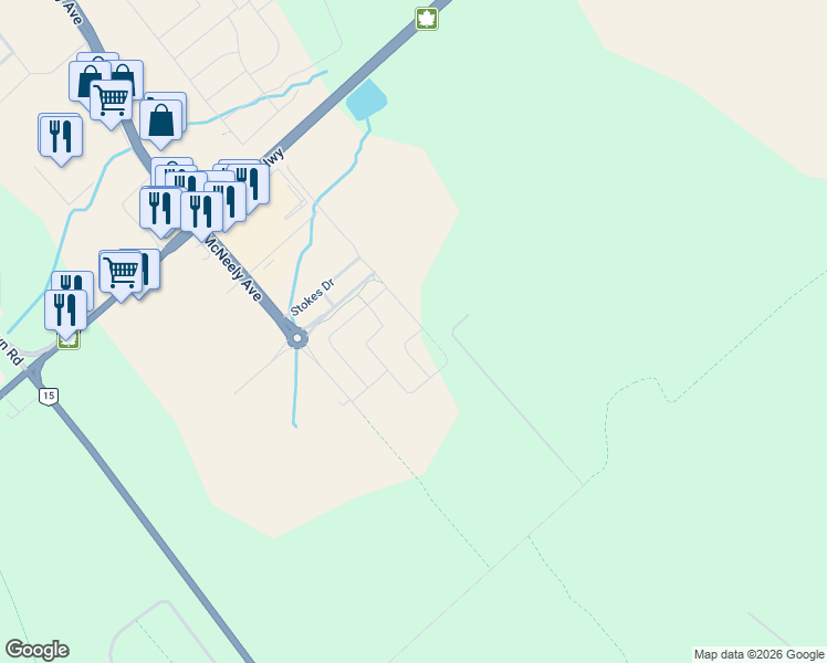 map of restaurants, bars, coffee shops, grocery stores, and more near 19 Fanning Street in Carleton Place