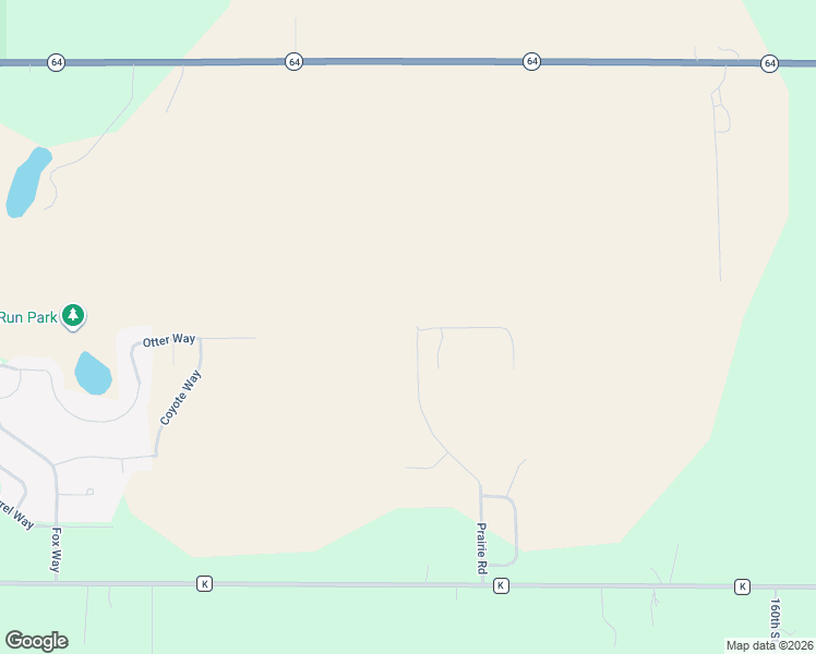 map of restaurants, bars, coffee shops, grocery stores, and more near 541 Prairie Road in New Richmond