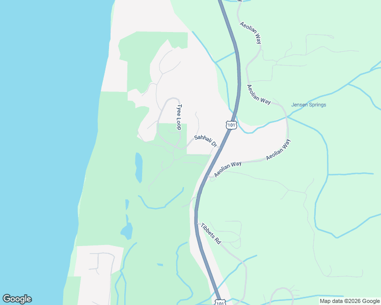 map of restaurants, bars, coffee shops, grocery stores, and more near 44800 Sahhali Drive in Neskowin