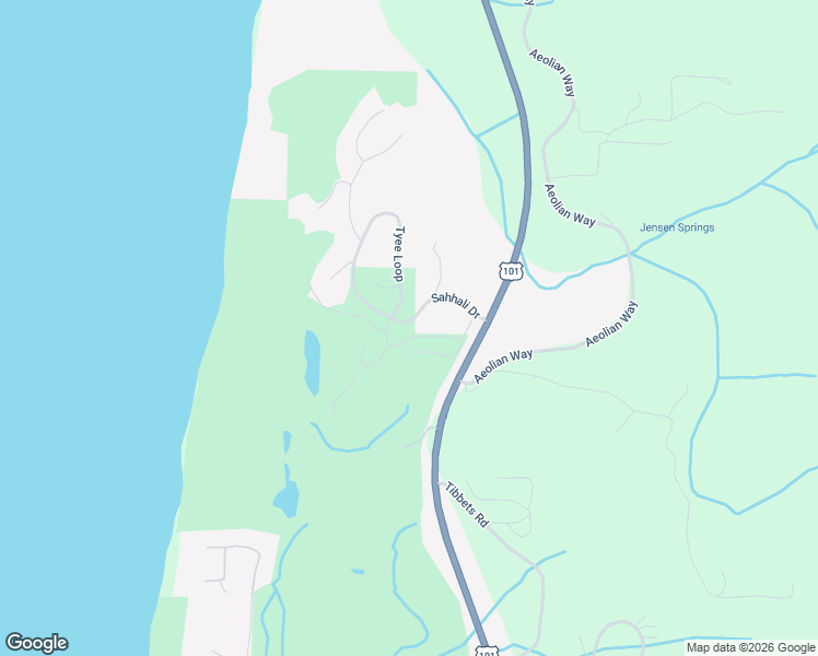 map of restaurants, bars, coffee shops, grocery stores, and more near 44800 Sahhali Drive in Neskowin